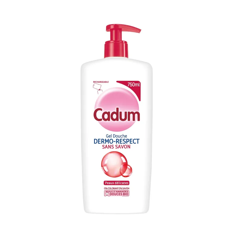 Cadum Gel douche Dermo-Respect Sans Savon